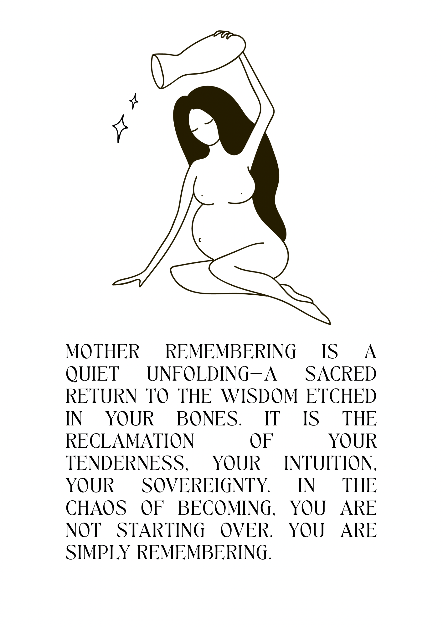 ‘MOTHER REMEMBERING’ A4 Print