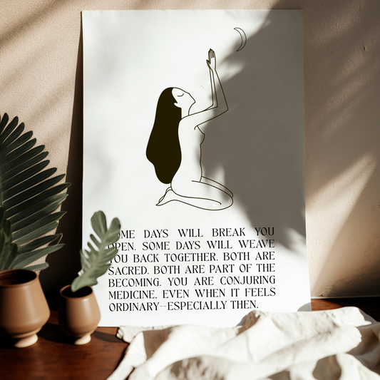 ‘THE BECOMING’ A4 Print